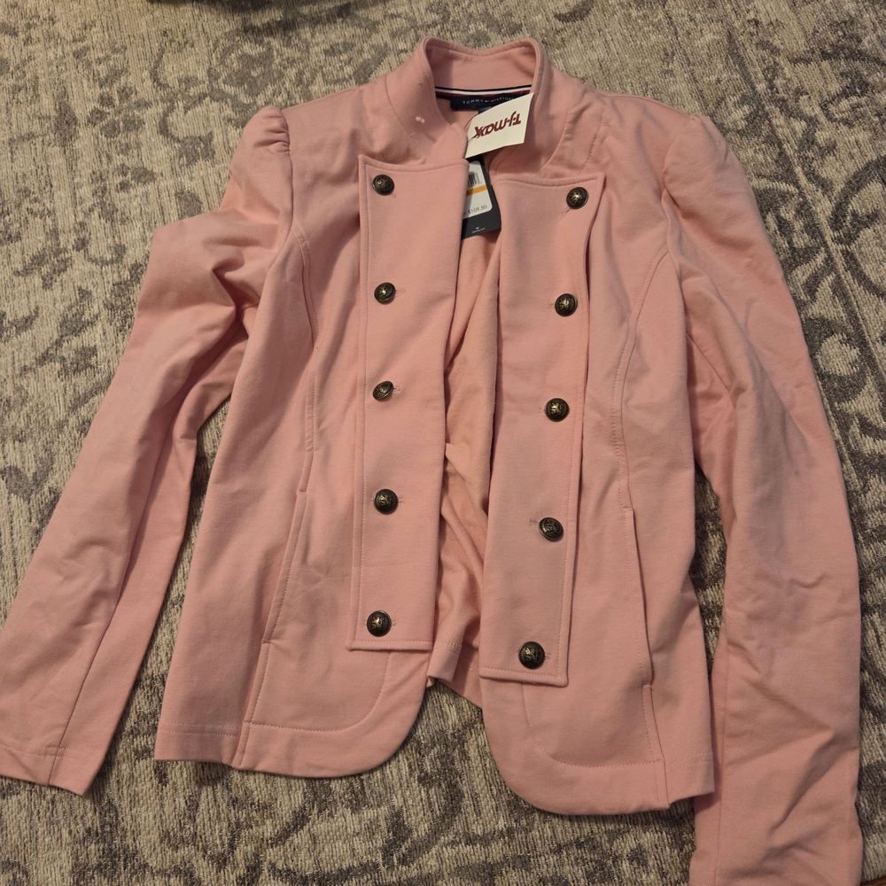 Tommy Hilfiger Pink Double-Breasted Blazer